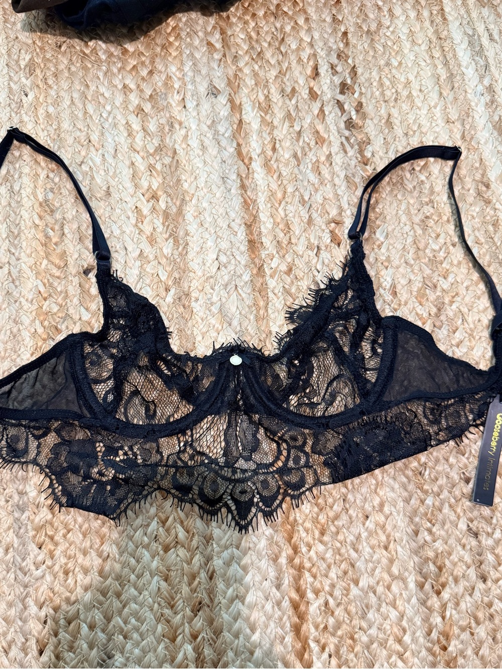 Gooseberry intimates xs Black Lace Bralette